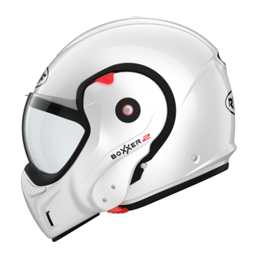 CASQUE MOTO ROOF RO9 BOXXER 2 BLANC NACRE