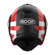 ROOF MOTORCYCLE HELMET RO9 BOXXER 2 SUNRISE BLACK - RED