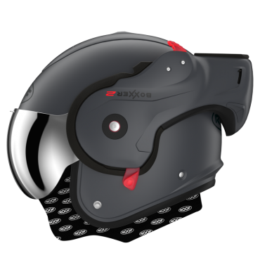 CASQUE MOTO ROOF RO9 BOXXER 2 DARKSIDE GRAPHITE MAT