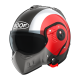 CASQUE MODULABLE MOTO ROOF RO5 BOXER ALPHA FOCUS ROUGE - ALU