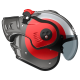 CASQUE MODULABLE MOTO ROOF RO5 BOXER ALPHA FOCUS ROUGE - ALU