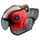 CASQUE MODULABLE MOTO ROOF RO5 BOXER ALPHA FOCUS ROUGE - ALU