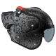 CASCO DA MOTO MODULARE ROOF RO5 BOXER ALPHA BLACKSTAR GRAFITE - NERO OPACO