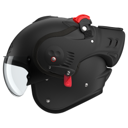 CASQUE MODULABLE MOTO ROOF RO5 BOXER ALPHA NOIR MAT