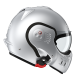 CASQUE MODULABLE MOTO ROOF RO5 BOXER ALPHA SILVERWHITE MAT