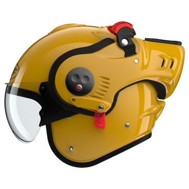 CASQUE MODULABLE MOTO ROOF RO5 BOXER ALPHA JAUNE