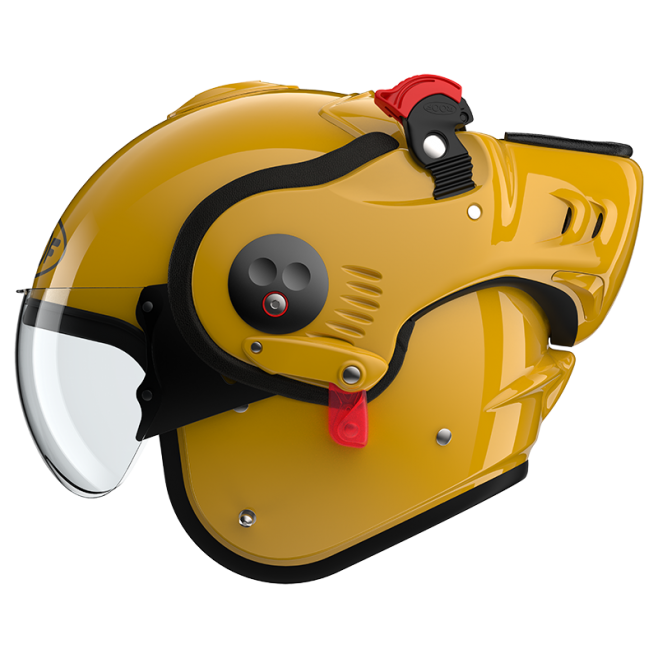 CASQUE MODULABLE MOTO ROOF RO5 BOXER ALPHA JAUNE