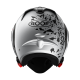 CASCO DA MOTO MODULARE ROOF RO5 BOXER ALPHA BLACKSTAR SILVERWHITE - NERO OPACO